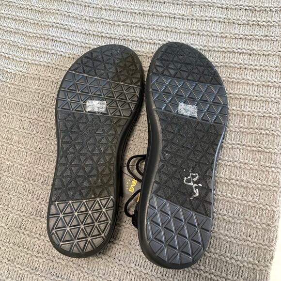 Teva Voya Infinity Black Strappy Gladiator Sandals Women's 11 Outdoor - Picture 4 of 8